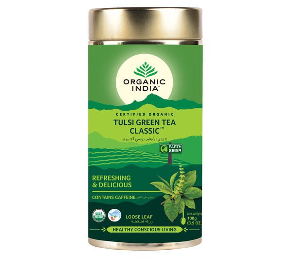 Tulsi Green Tea Classic Tin