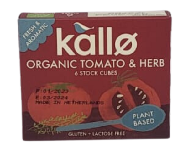 KALLO Tomato & Herb Stock Cubes 66g