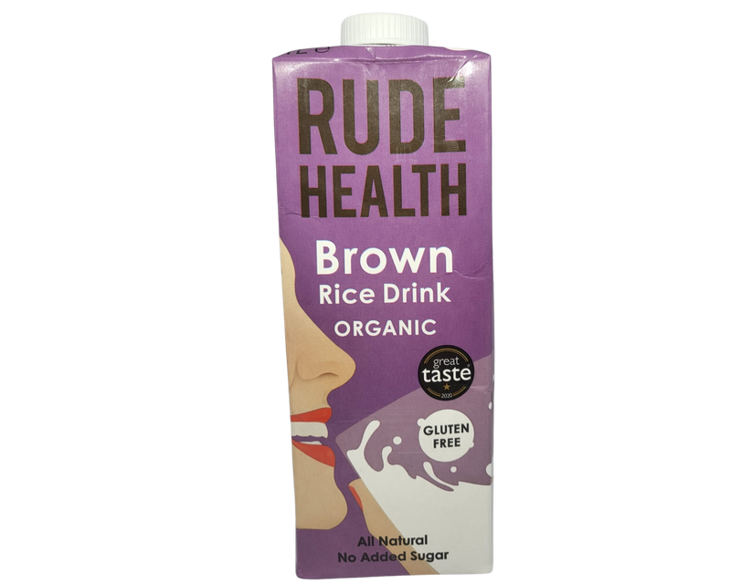 RUDE HEALTH Gluten Free Brown Rice Drink - Organic 1ltr