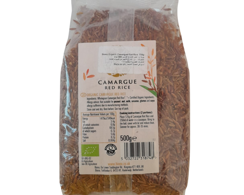 BIONA Red Camargue Rice Organic 500g