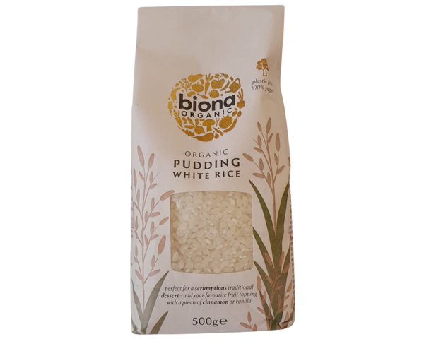 BIONA Pudding White Rice Organic 500g