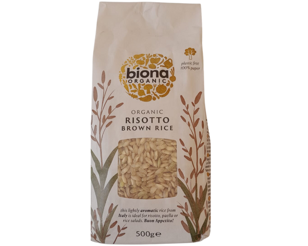 BIONA Risotto Brown Rice Organic 500g