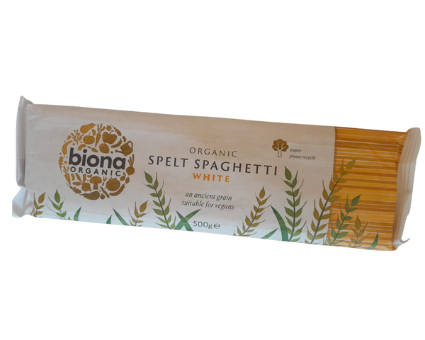 BIONA Organic Spelt Spaghetti White 500g