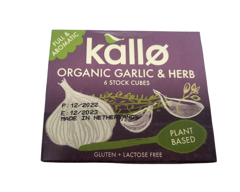 KALLO Garlic & Herb Stock Cubes 66g