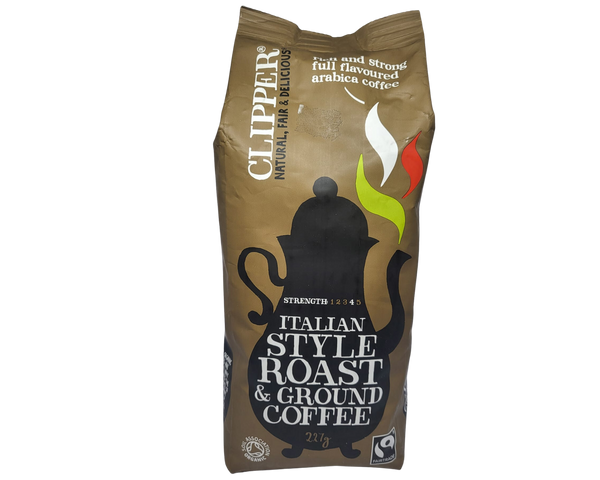 CLIPPER Organic Italian Style Roast & Ground Coffee 227g