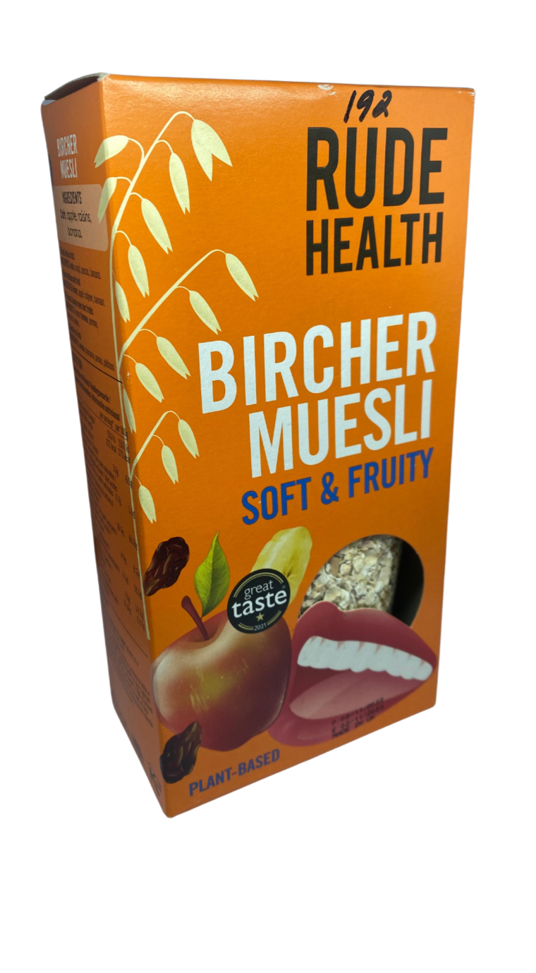 RUDE HEALTH FOODS Bircher Muesli - Soft & Fruity 400g