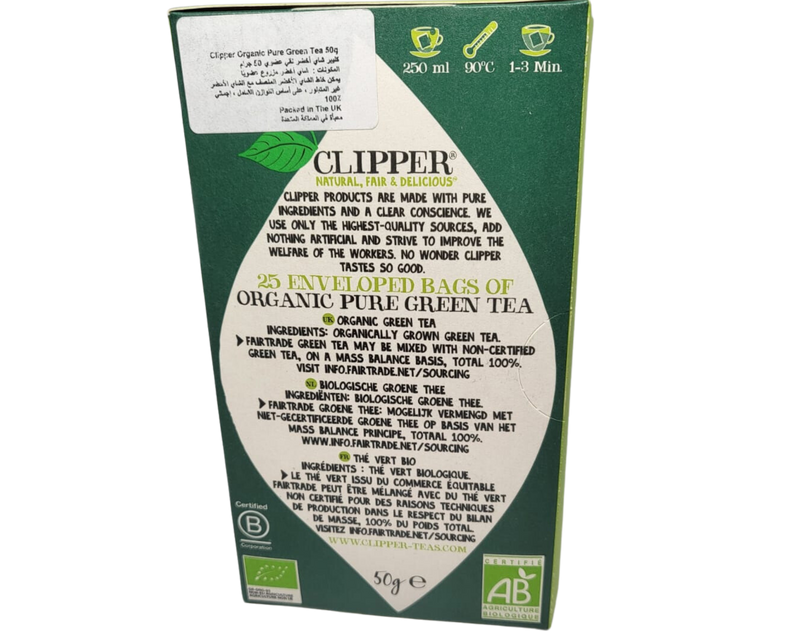 CLIPPER Organic Green Tea 25 Bags