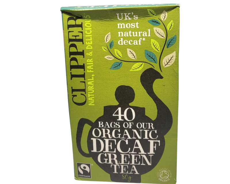 CLIPPER Organic Decaffeinated Green Tea 40 Bags