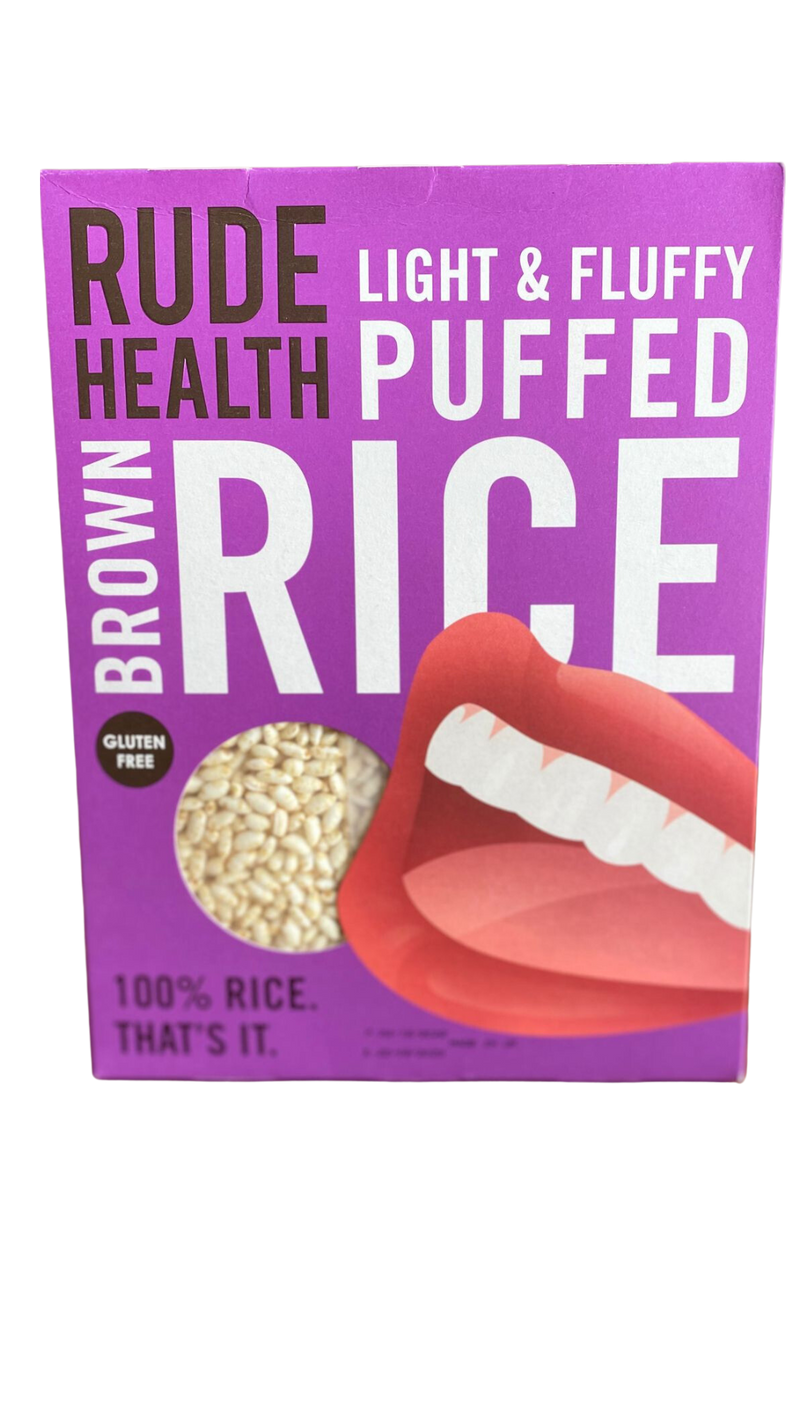 RUDE HEALTH FOODS Puffed Brown Rice 225g