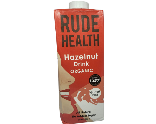 RUDE HEALTH Gluten Free Hazelnut Drink - Organic 1ltr
