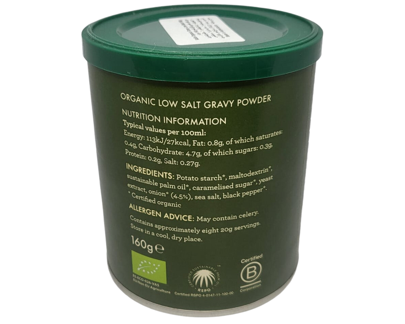 KALLO Low Salt Org Gravy Granules 160g