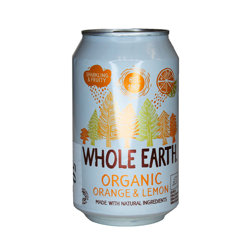 WHOLE EARTH Orange & Lemonade Organic 330ml