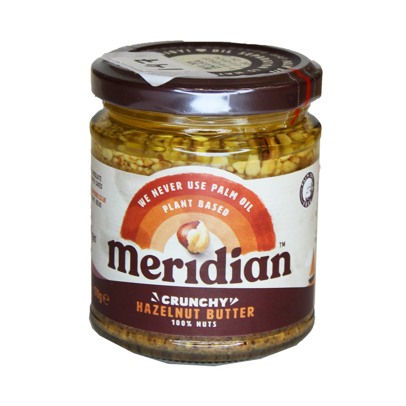 MERIDIAN Hazelnut Butter Crunchy 100% nuts -  170g