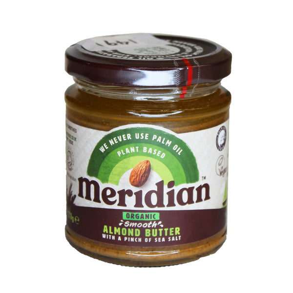 MERIDIAN Organic Almond Butter Smooth with Salt 170g