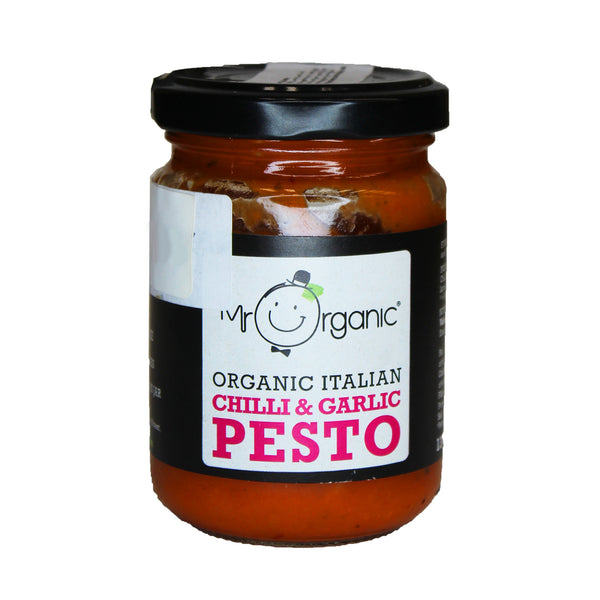 MR ORGANIC Chilli & Garlic Pesto 130g