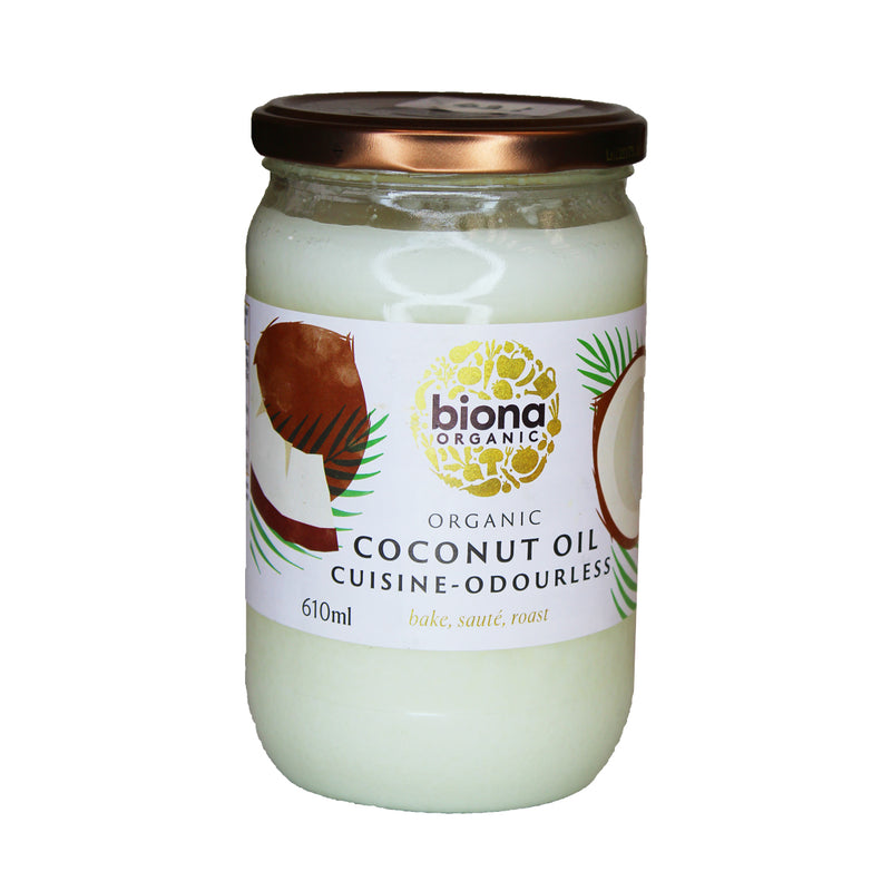 BIONA Organic Cuisine Odourless Coconut Oil 610ml