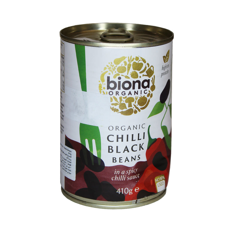 BIONA Chilli Black Beans - Organic 410g