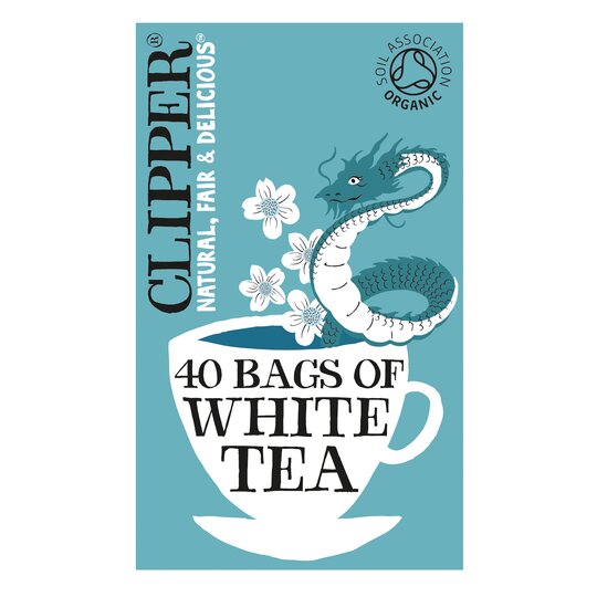 CLIPPER FT Organic White Tea 40 Bags