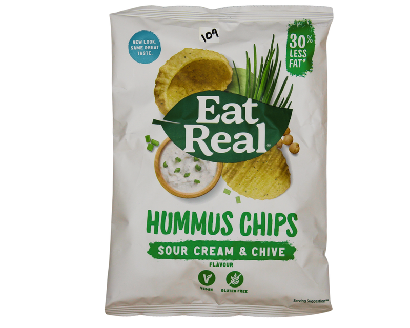 EAT REAL Hummus Sour Cream & Chive Chips 45g