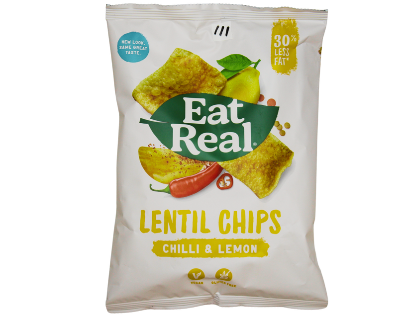 EAT REAL Lentil Chilli & Lemon Chips 113g