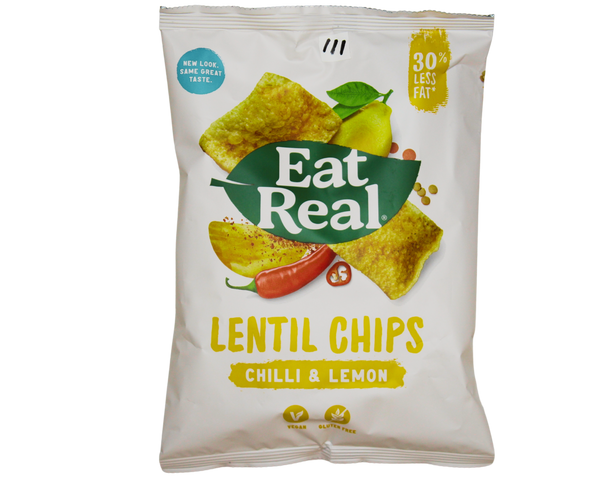 EAT REAL Lentil Chilli & Lemon Chips 40g