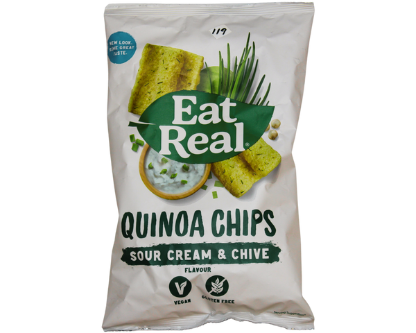 EAT REAL Quinoa Sour Cream & Chive Chips 80g