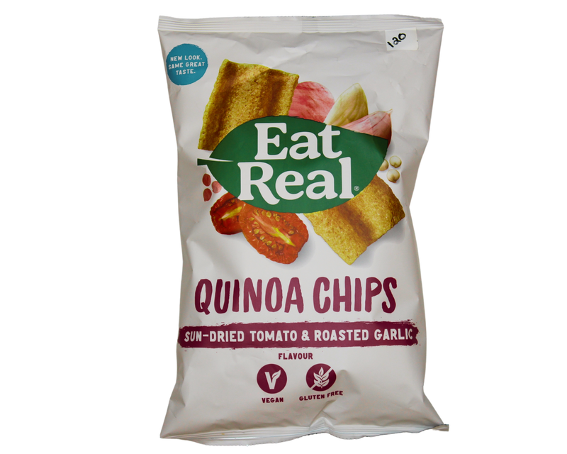EAT REAL Quinoa Sundried Tomato & Roast Garlic Chips 80g