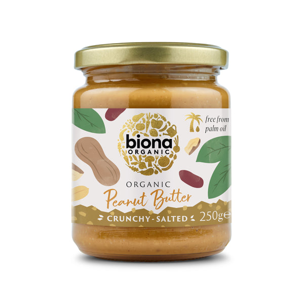 Biona Peanut Butter | Crunchy Peanut Butter | Salt Peanut Butter