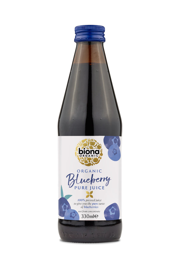Organic blueberry juice	Blueberry pure juice, Blueberry juice, Pure juice