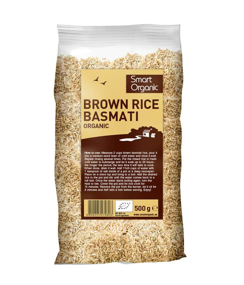 Rice Basmati Brown Organic 500g