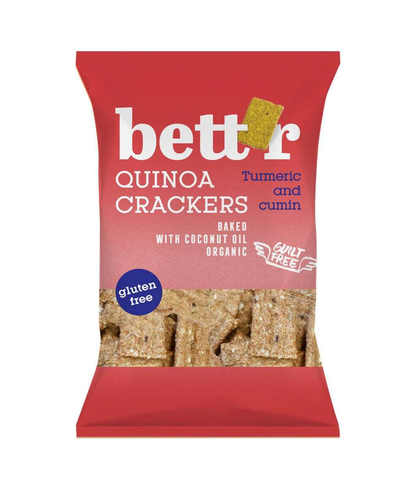 Quinoa Crackers Turmeric and Cumin 100g