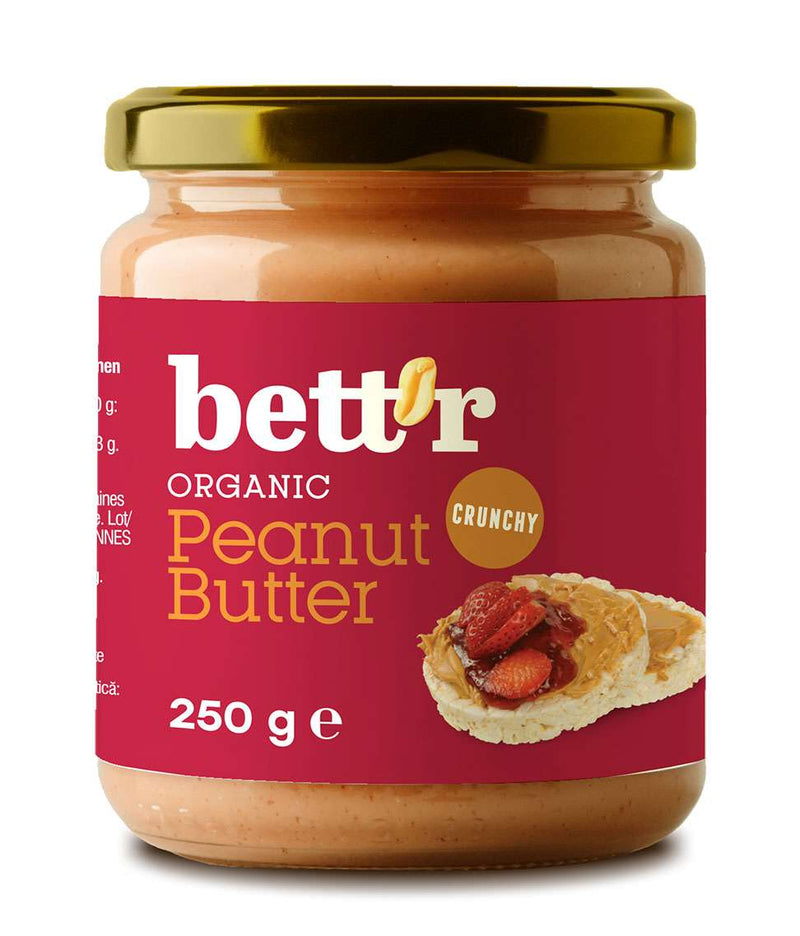 Crunchy peanut butter, salted 250 g Bettr