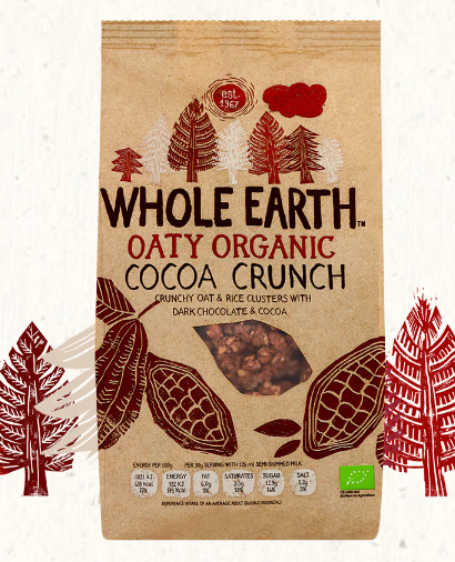 WHOLE EARTH Cocoa Crunch 375g