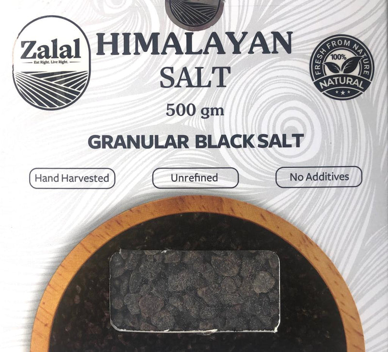 ZALAL HIMALAYAN BLACK SALT 500 GM