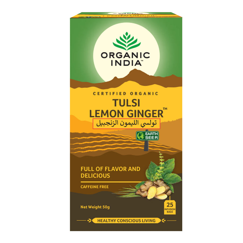 Tulsi Lemon Ginger Tea Bag
